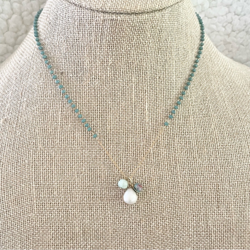 Anthropologie Serefina Beaded Necklace